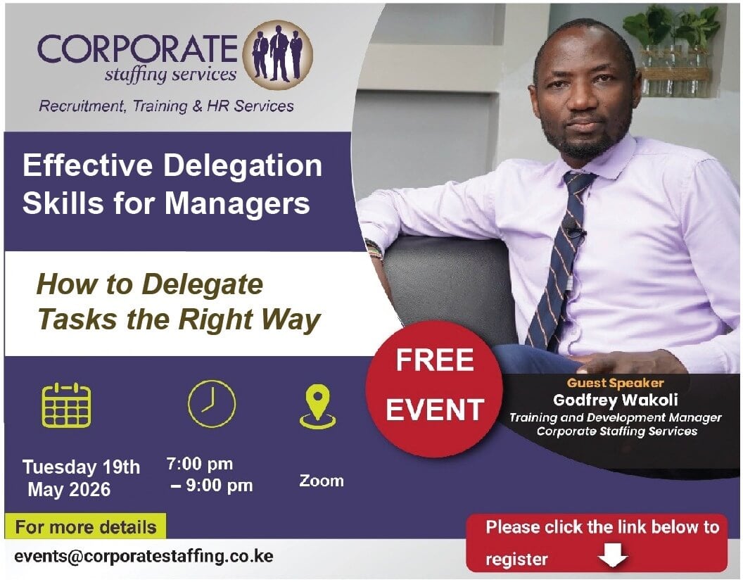 Effective Delegation Skills for Managers: How to Delegate Tasks the Right Way (Free Online Event) 19th May 2026